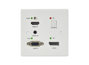 4K 3-in 1-out HDBaseT Wall Plug